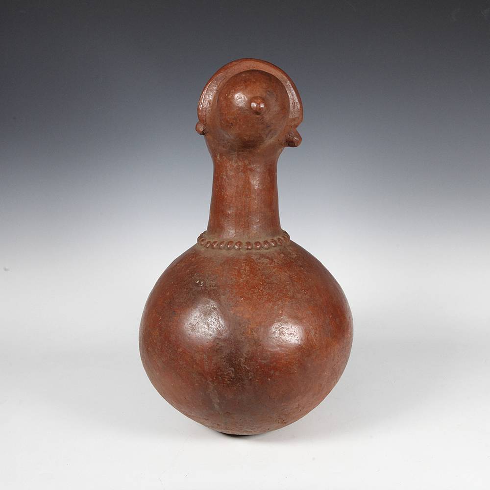 Kongo Storage Vessel with Figural Top - Image 3