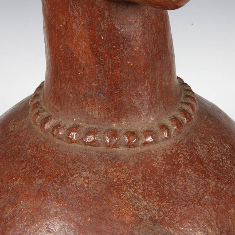 Kongo Storage Vessel with Figural Top - Image 5