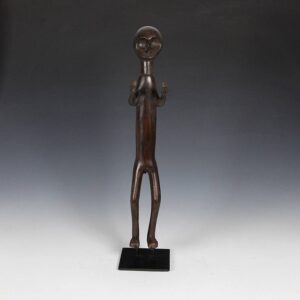 Indonesian Ancestral Statue with Arms Semi-Perpendicular to Body, Based