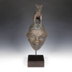Punu Wood Mask, Gabon, Based, Punu Peoples, Gabon