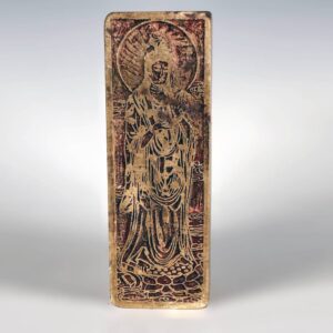 Chinese Monastery Stamp or Seal Depicting Quan Yin