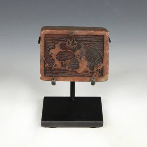 Chinese Monastery Stamp or Seal Depicting Buddhai