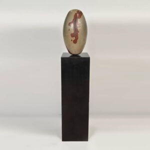 Indian Tantric Lingam with Custom 36" Pedestal