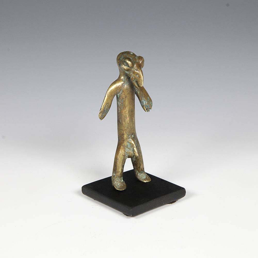 Kotoko Male Standing Figure with Bird Head, Based