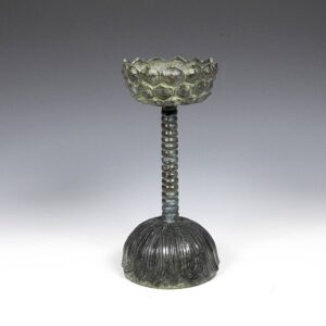 Chinese Lotus Form Candle Stand