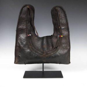 Maasai Leather Storage Bag, Based