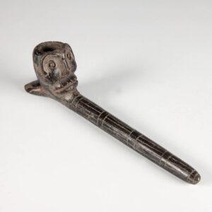 Bamenda Ceremonial Pipe - Skull Form