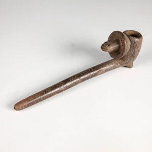 Bamenda Ceremonial Pipe - Animal with Collar