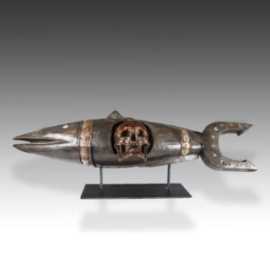 Trophy Skull Museum Model Of Skull in Fish, Based