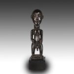 Luba Terra Cotta Anthropomorphic Vessel, Luba Peoples, Democratic Republic of Congo