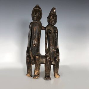 Senufo Effigy of Seated Couple