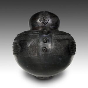 Zulu Contemporized Ukhamba or Ritual Beer Vessel