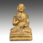 Burmese Seated Figure of Buddha, On custom base, Burma
