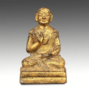 Tibetan Figure of Monk with Vitarka Mudra