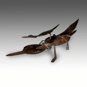 Bambara Iron Alligator Fetish
