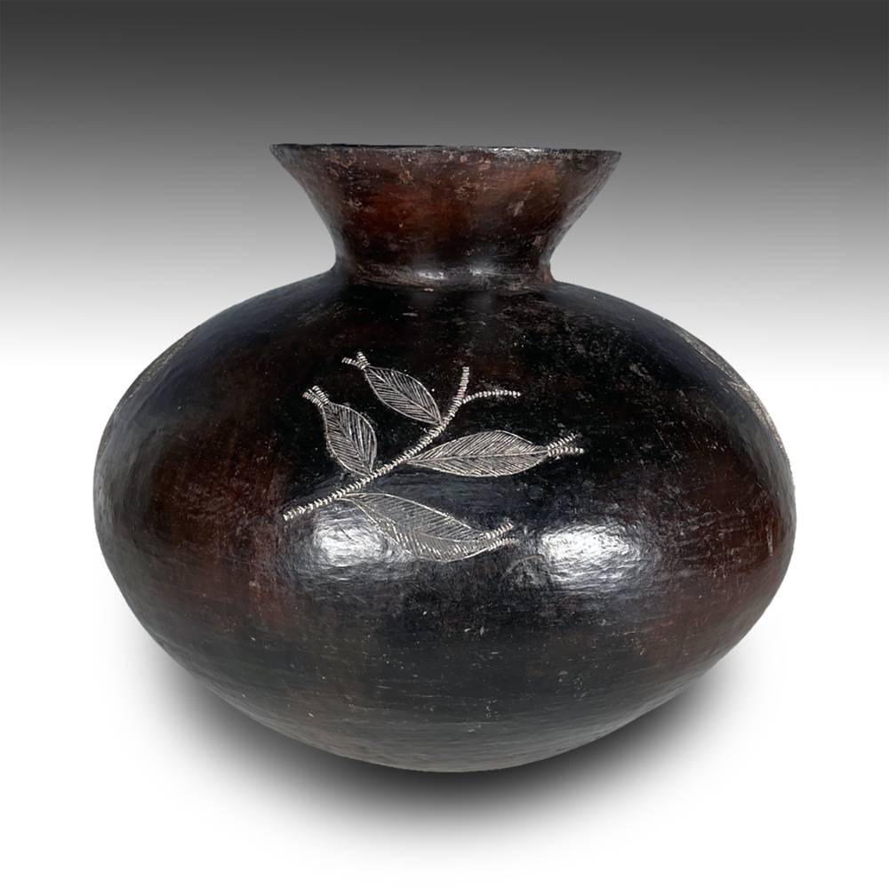 Zulu Terra Cotta Incised Vessel - Image 2