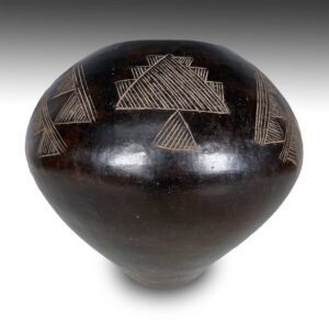 Zulu Terra Cotta Incised Vessel