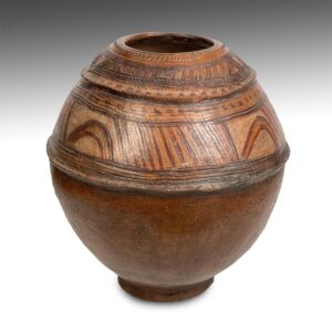 Nupe Terra Cotta Storage Vessel