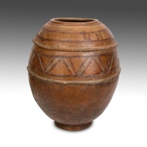 Nupe Terra Cotta Storage Vessel