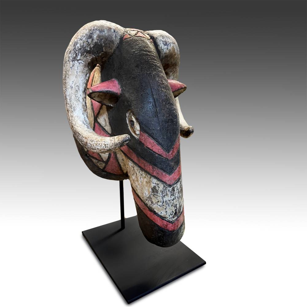Mossi Wood Antelope Headdress, Based
