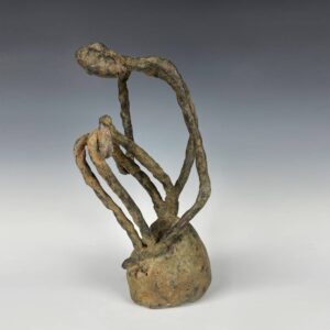 Dogon Seated Abstract Figure in the Manner of a Stargazer