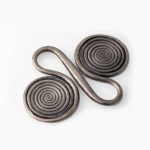 Chinese Garment Fastener in "S" Shape Form, Based