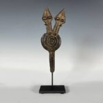 Gan Crescent Shaped Serpent Pendant, Gan Peoples, Burkina Faso