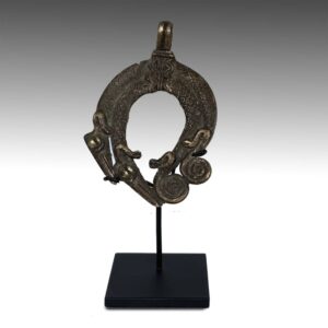 Gan Circular Double Serpent Pendant