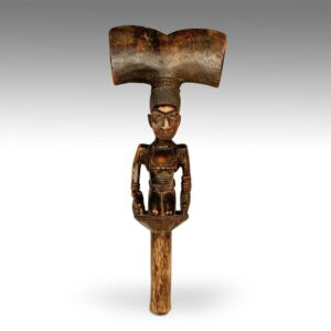 Yoruba Chango Wand in the Form of a Maternity Figure