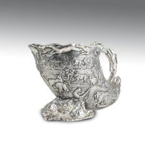 Wine Cooler Depicting Elephant, Antelope, Zebra, Lion, Rhinoceros, Giraffe, Panther, Deer, Wolf & Ram