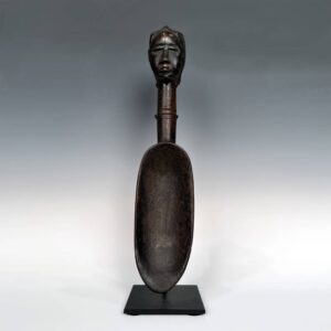 Baule Wood Figural Spoon, Based
