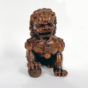Chinese Hand Carved Foo Lion