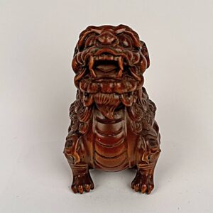 Chinese Hand Carved Foo Lion