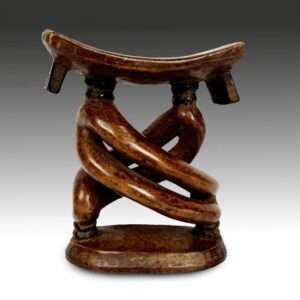 Chokwe Wood Headrest, Angola