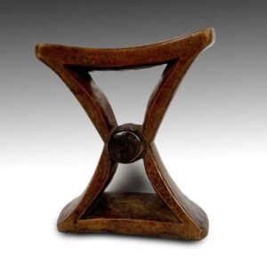 Chokwe Wood Headrest, Angola