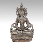 Nepalese Kapala or Ritual Skull Vessel on Stand, Nepal