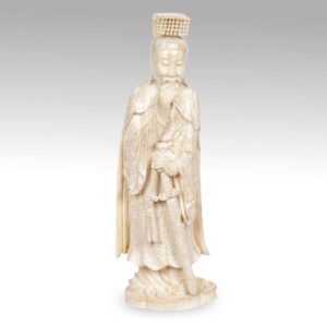 Chinese Ivory Figure of Emperor