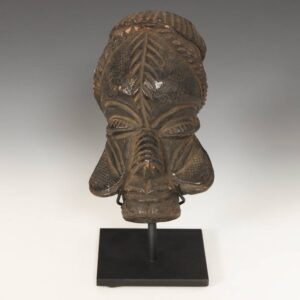 Bamileke Terra Cotta Figural Pipe, Based