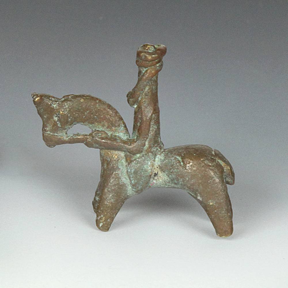 Cameroonian Bronze Equestrian Figure - Image 4
