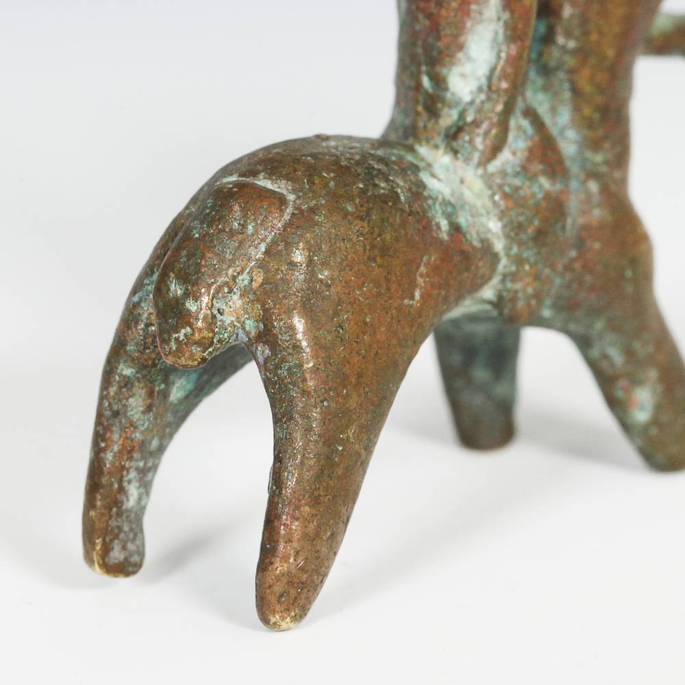Cameroonian Bronze Equestrian Figure - Image 7