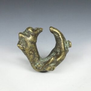 Cameroonian Bronze Figural Ring