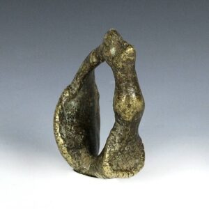 Cameroonian Bronze Figural Ring