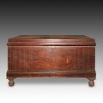 Ashanti Footed Chest with Geometric & Animal Motifs, Ashanti Peoples, Ghana