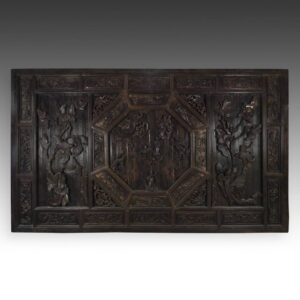 Chinese Ceiling Panel Depicting the Eight Immortals
