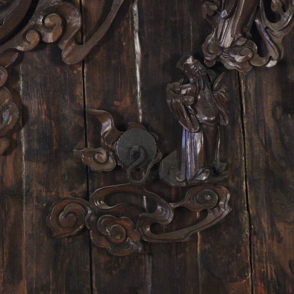 Chinese Ceiling Panel Depicting the Eight Immortals - Image 3