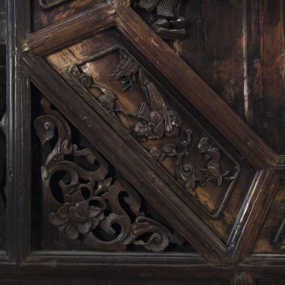 Chinese Ceiling Panel Depicting the Eight Immortals - Image 11