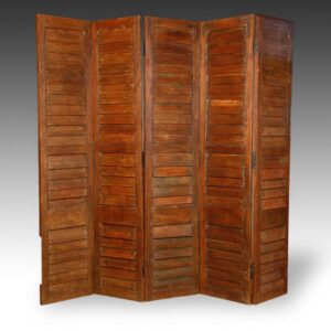 Indian Five Panel Shutter or Screen Set