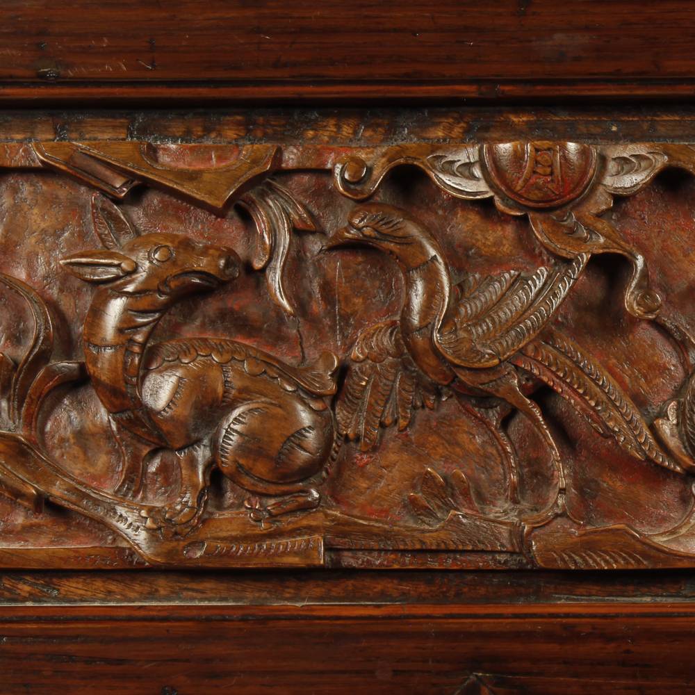 Chinese Mirror in Carved Frame - Image 5