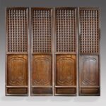 Chinese Fire Screen with Yin Yang Moti, China