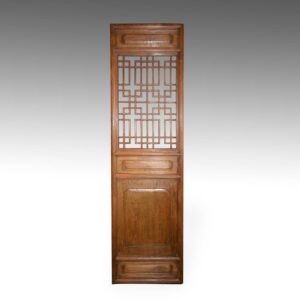 Chinese Screen Panel with Open Lattice